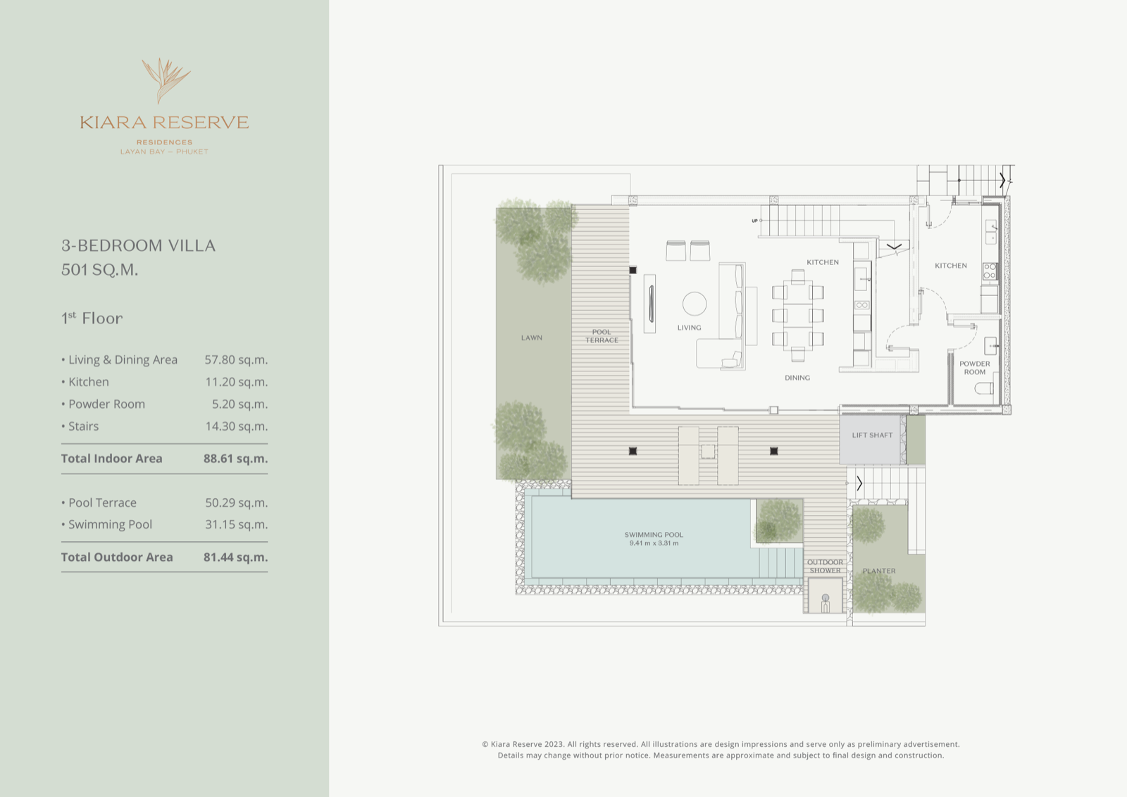 3 Bedroom Villa